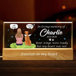 Custom Name Pet Memorial Gifts for Dog Lovers - Personalized Acrylic Letters Night Light