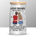 Custom Name Best Friend Gifts for Women - Personalized Glass Cup