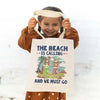 The Beach Is Calling And We Must Go - Bestie Personalized Custom Tote Bag - Summer Vacation Gift For Best Friends, BFF, Sisters
