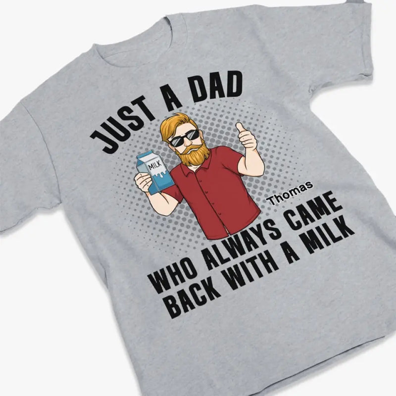 Custom Name Funny Dad Milk Gifts for Fathers - Personalized Apparel