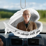 Custom Photo Memorial Angel Car Gifts - Personalized Car Ornament