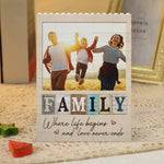 Custom Photo Family Gifts - Personalized Building Brick Blocks