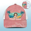 Every Day Should Be A Beach Day - Bestie Personalized Custom Mesh-back Baseball Cap, Baseball Trucker Cap - Summer Vacation Gift For Best Friends, BFF, Sisters