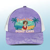 Every Day Should Be A Beach Day - Bestie Personalized Custom Mesh-back Baseball Cap, Baseball Trucker Cap - Summer Vacation Gift For Best Friends, BFF, Sisters