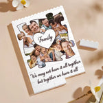 Custom Photo Family Gifts - Personalized Building Brick Blocks