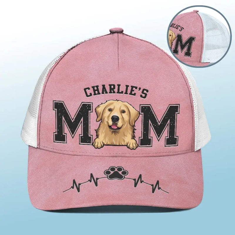 Custom Name Dog Mom Gifts - Personalized Mesh-back Baseball Cap