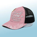 Custom Name Beach Hair Don't Care Gifts for Women - Personalized Mesh-back Baseball Cap