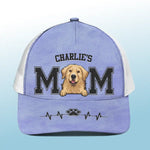 Custom Name Dog Mom Gifts - Personalized Mesh-back Baseball Cap