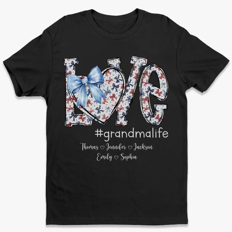 Custom Name Grandma Gifts for Women - Personalized Apparel