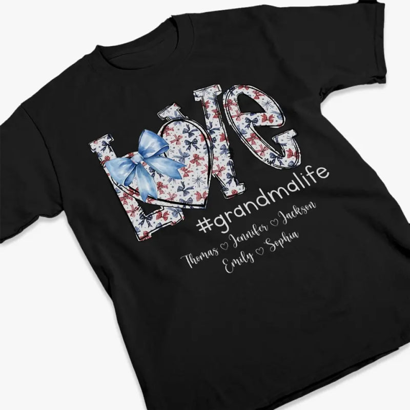 Custom Name Grandma Gifts for Women - Personalized Apparel