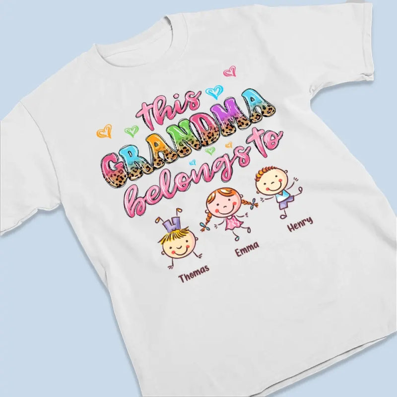 Custom Name Grandma Gifts for Women - Personalized Apparel