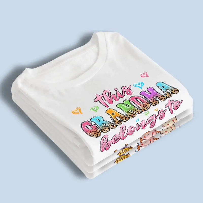 Custom Name Grandma Gifts for Women - Personalized Apparel