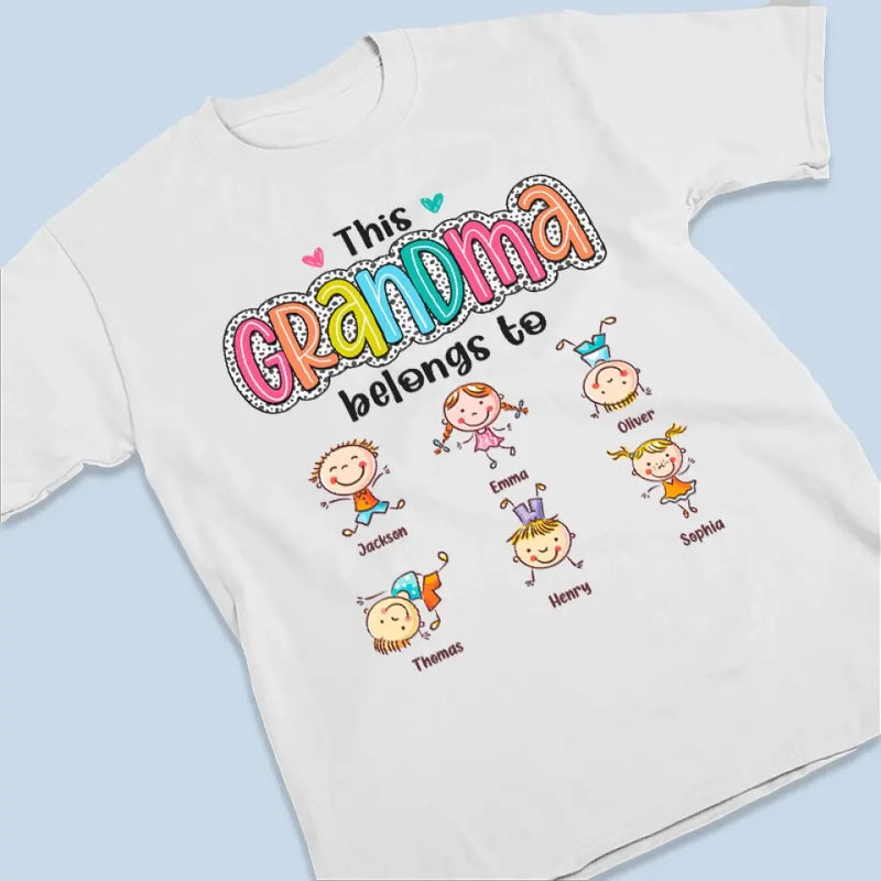 Custom Name Grandma Gifts for Women - Personalized Apparel