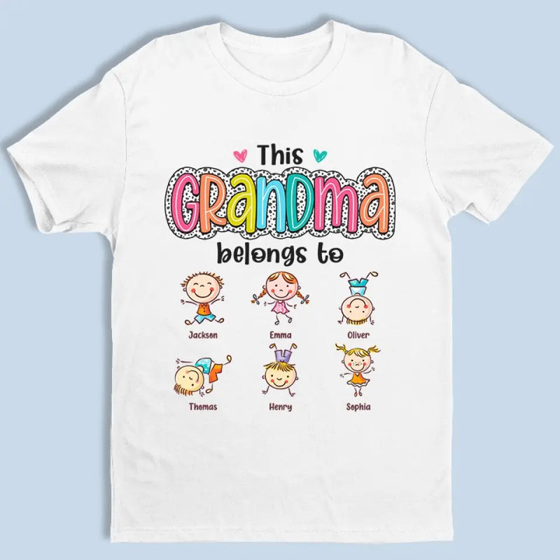Custom Name Grandma Gifts for Women - Personalized Apparel