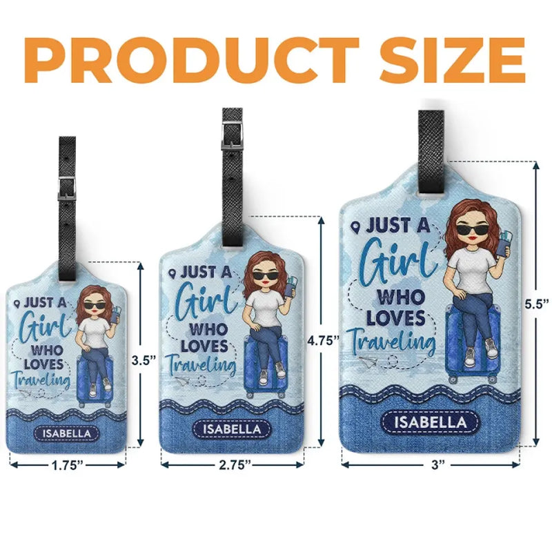 Custom Name Travel Gifts for Women - Personalized Luggage Tag