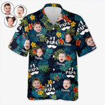 Custom Photo Gifts for Dad - Personalized Hawaiian Shirt
