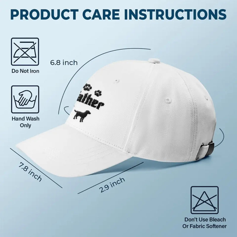 The Dogfather Dog Dad Gift - Embroidered Cap