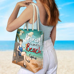 Custom Name Retirement Beach Gifts - Personalized Beach Bag