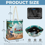 Custom Name Retirement Beach Gifts - Personalized Beach Bag