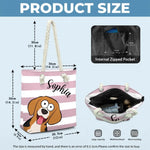 Custom Name Dog Beach Gifts - Personalized Beach Bag