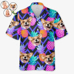 Custom Corgi Pineapple Gifts for Dog Lovers - Personalized Hawaiian Shirt