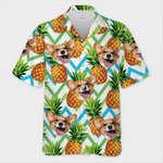 Custom Corgi Pineapple Gifts for Dog Lovers - Personalized Hawaiian Shirt