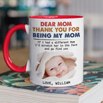 Custom Photo Funny Gifts for Mom - Personalized Accent Mug