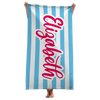 Gone To The Beach - Bestie Personalized Custom Beach Towel - Summer Vacation Gift, Birthday Pool Party Gift For Best Friends, BFF, Sisters