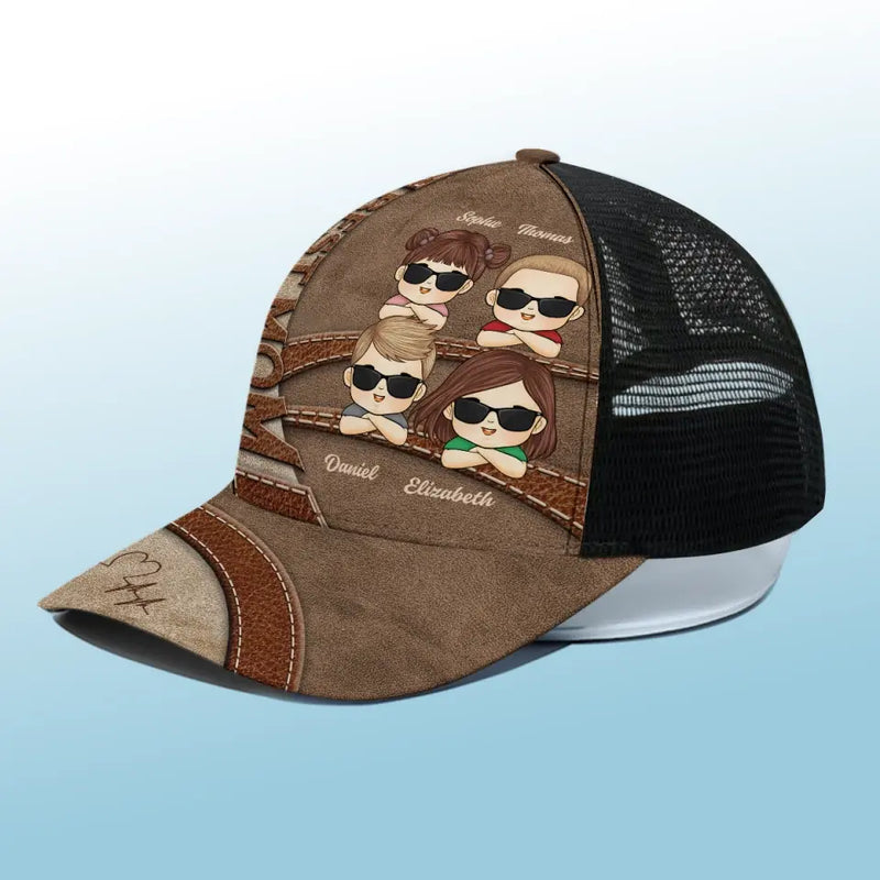 Custom Name Best Mom Gifts - Personalized Mesh-Back Baseball Cap