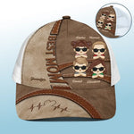 Custom Name Best Mom Gifts - Personalized Mesh-Back Baseball Cap