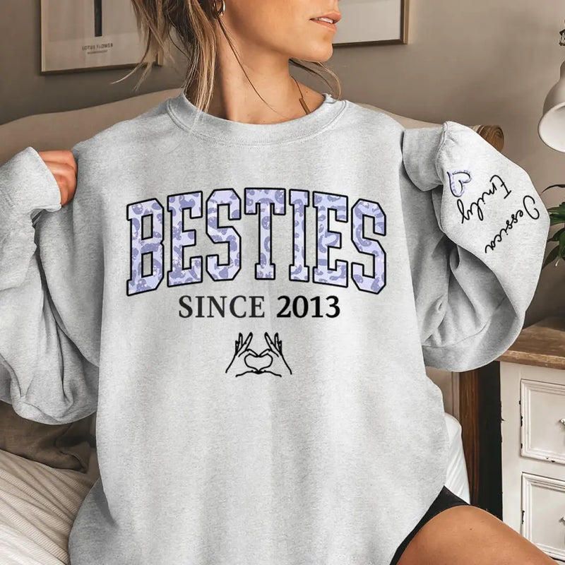 Custom Name Besties Gifts for Women - Personalized Sweater