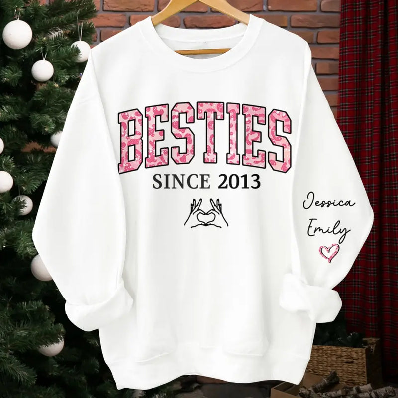Custom Name Besties Gifts for Women - Personalized Sweater