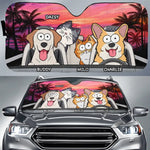 Custom Pet Name Dog and Cat Car Gifts - Personalized Auto Sunshade