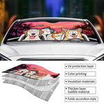 Custom Pet Name Dog and Cat Car Gifts - Personalized Auto Sunshade