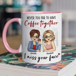 Custom Name Long-Distance Friendship Gifts - Personalized Accent Mugs