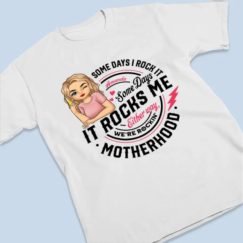 Custom Name Funny Motherhood Gifts for Moms - Personalized Apparel