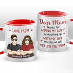 Custom Name Funny Mom Gifts - Personalized Accent Mugs