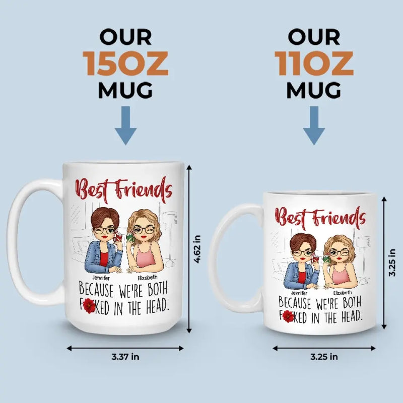 Custom Name Best Friend Gifts for Women - Personalized Mugs