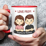 Custom Name Funny Gifts for Mom - Personalized Accent Mugs