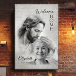 Custom Christian Memorial Portrait Decor - Personalized Canvas