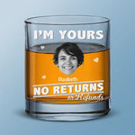 Custom Photo Romantic Gifts - Personalized Whiskey Glass