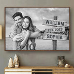 Custom Photo Couple Decor - Personalized Poster