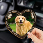 Custom Pet Photo Memorial Dog Gifts - Personalized Car Visor Clip