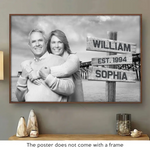 Custom Photo Couple Decor - Personalized Poster
