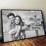 Custom Photo Couple Decor - Personalized Poster