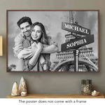 Custom Photo Couple Gifts - Personalized Poster