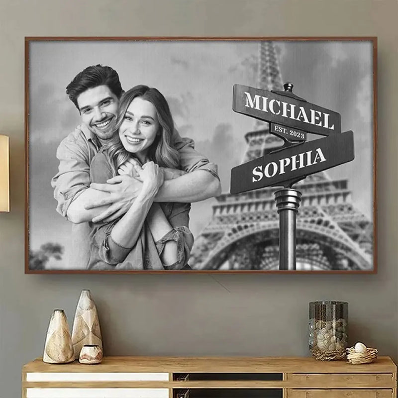 Custom Photo Couple Gifts - Personalized Poster