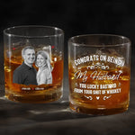 Custom Photo Husband Gift - Personalized Whiskey Glass