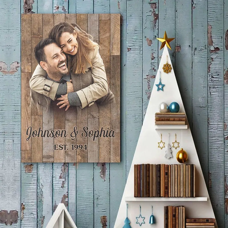 Custom Photo Couple Gifts - Personalized Poster