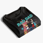 Custom Name Rad Dad Family Gifts - Personalized Apparel